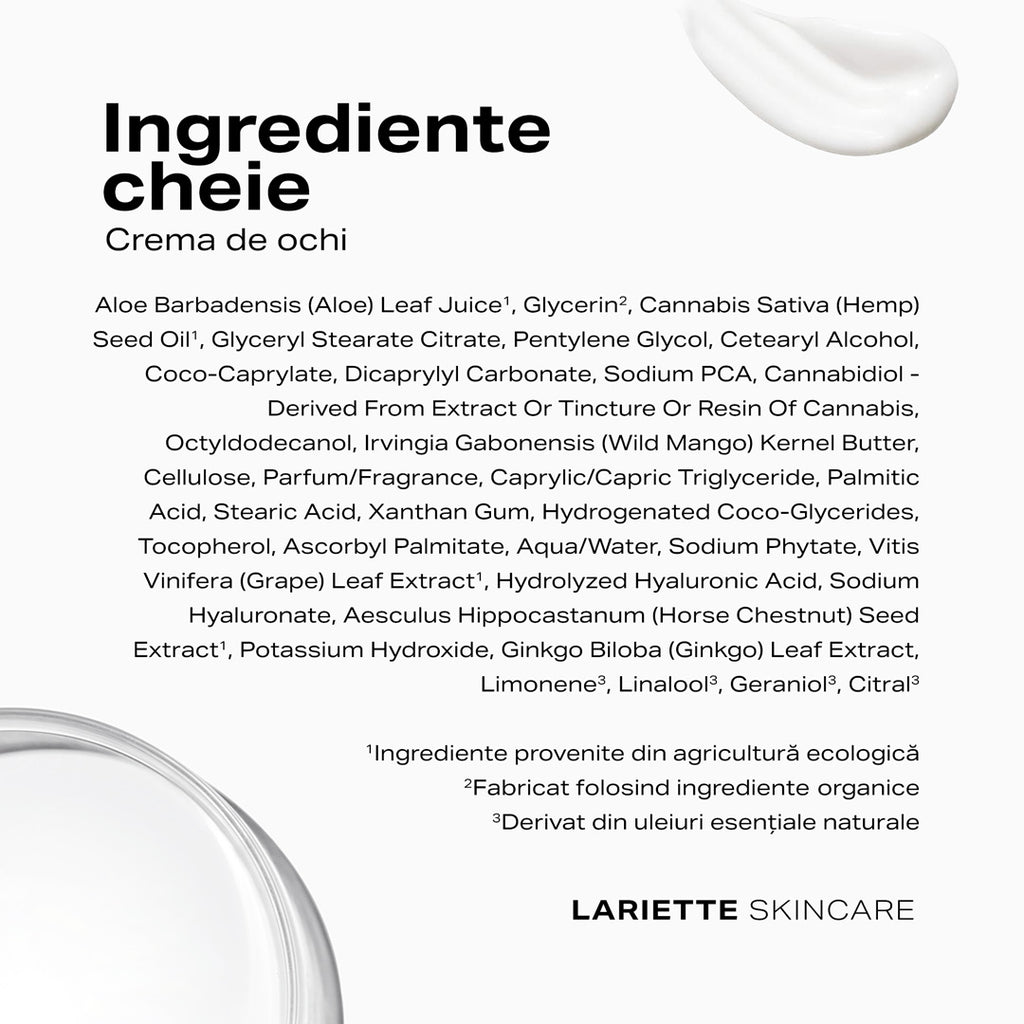 Cremă de Ochi cu 1% Cannabidiol, 15 ml