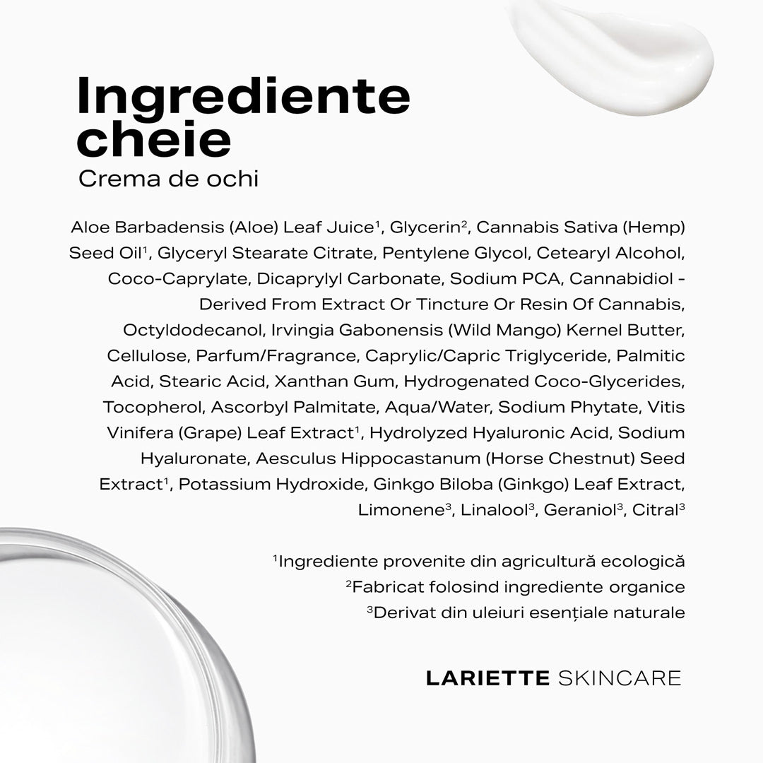 Cremă de Ochi cu 1% Cannabidiol, 15 ml