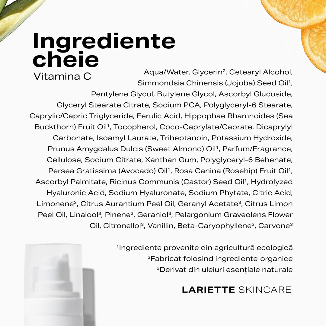 Ser Vitamina C Naturală 2%, 30 ml